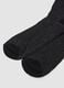 3er-Pack lange graue und schwarze Socken aus elastischer Bio-Baumwolle_2