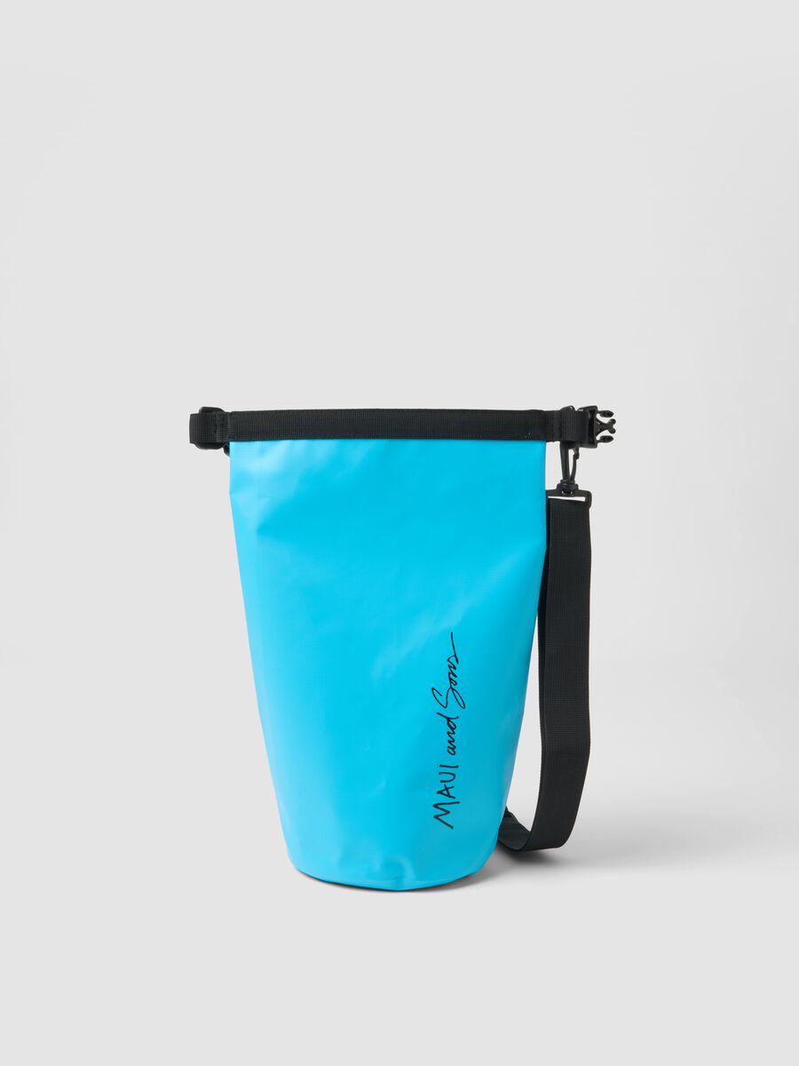 Blaue wasserdichte Tasche mit verstellbarem Schultergurt_0