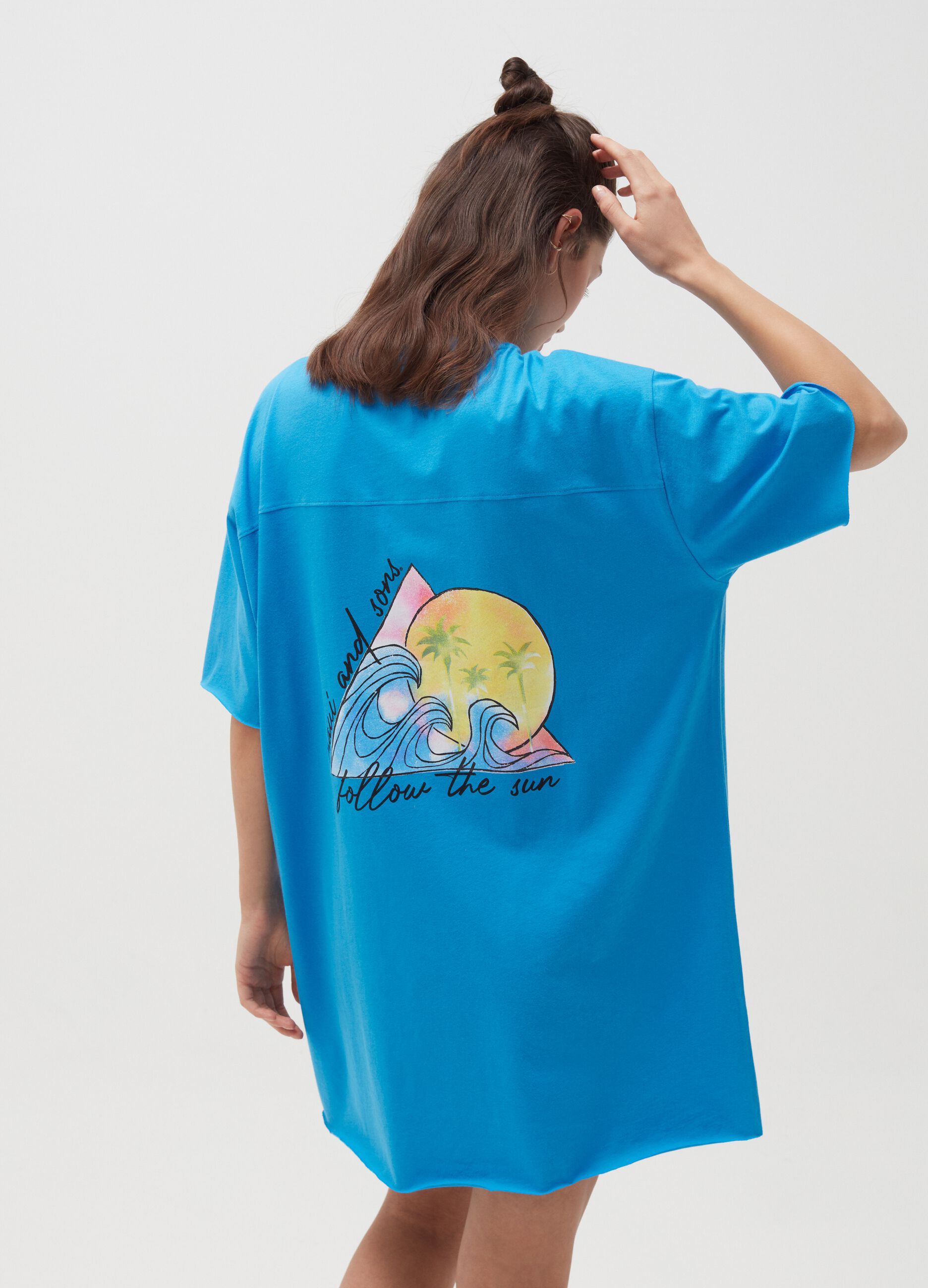 Maxi t-shirt oversize Maui and Sons