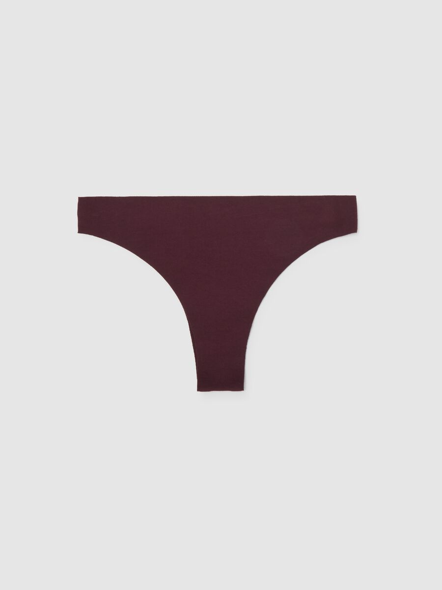 Purple stretch cotton Brazilian briefs_4