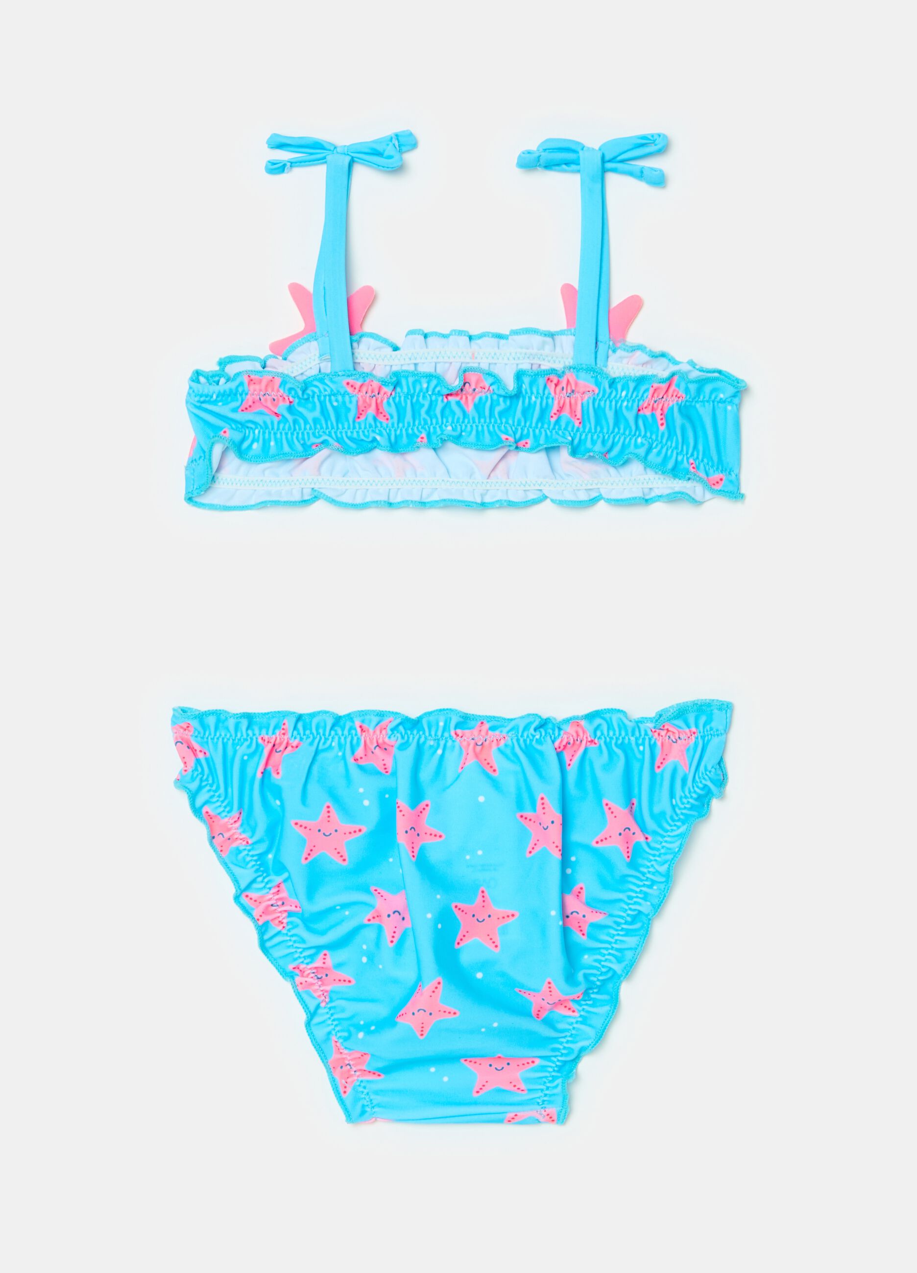 Bikini with starfish print