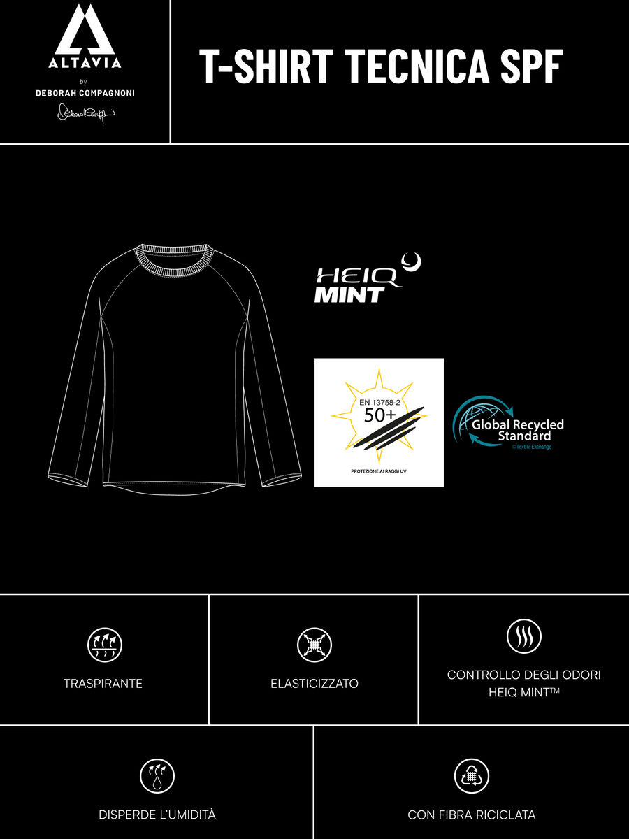 SPF ALTAVIA Technical T-shirt WITH DEBORAH COMPAGNONI_6