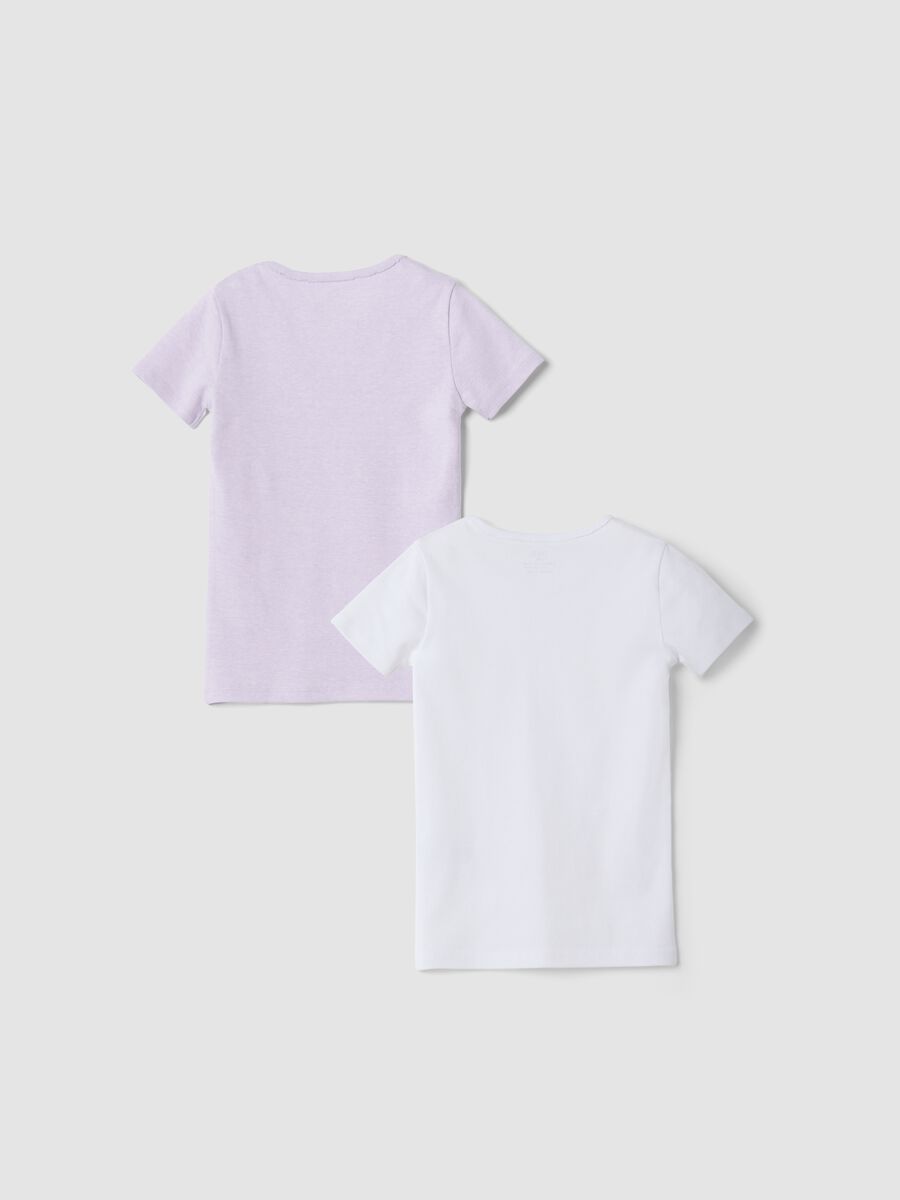 Bipack t-shirt viola in puro cotone organico girocollo_1