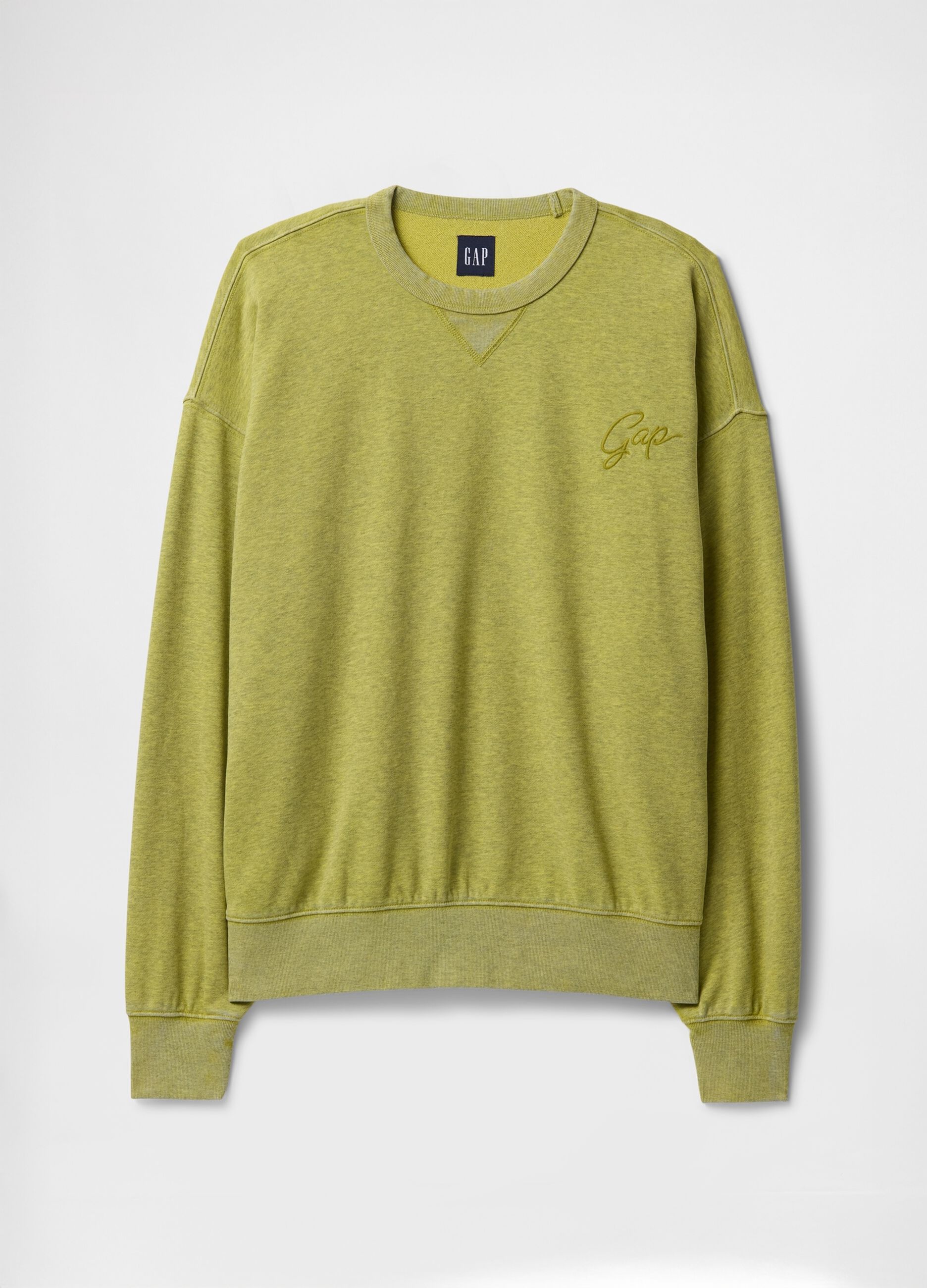 Gr&uuml;nes Sweatshirt mit gesticktem Logo