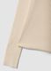 Beiger Rippstrick-Rollkragenpullover aus Viskosemix_2