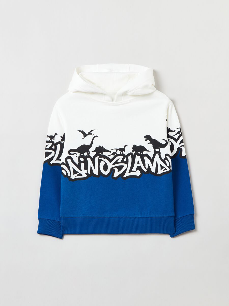 Cotton hoodie with print_0