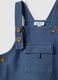 Baby blue pure cotton dungarees regular fit_2