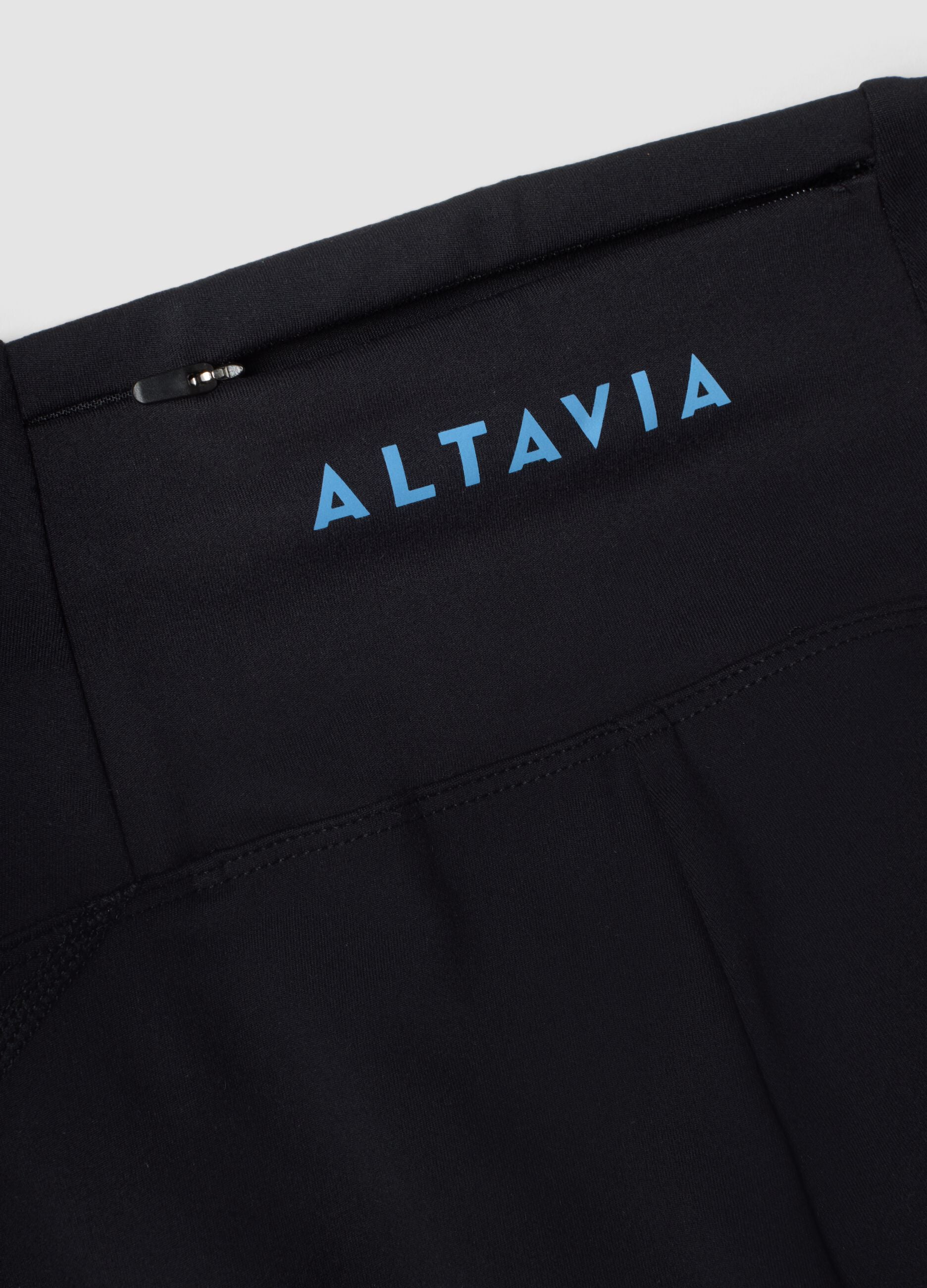 Black stretch-fabric leggings ALTAVIA RUNNING