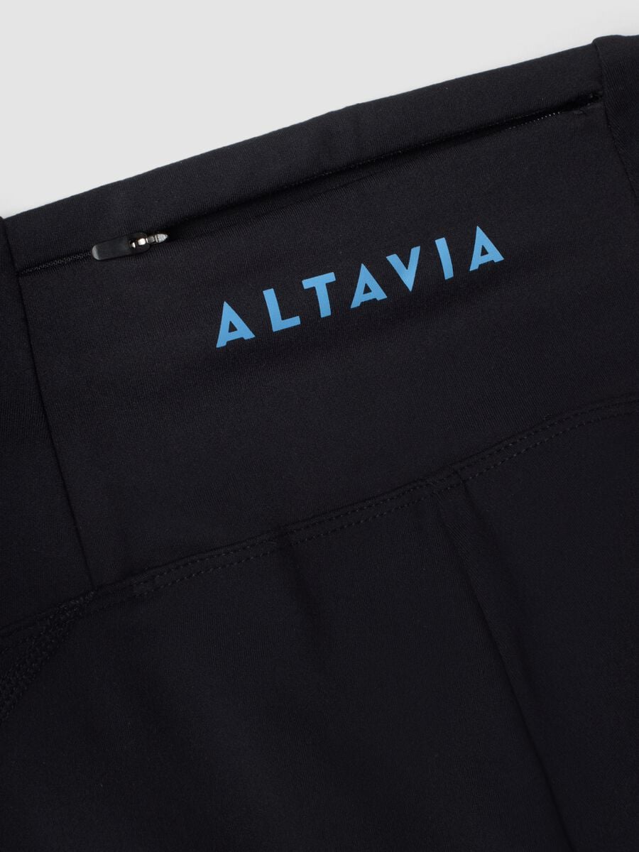 Schwarze Leggings aus Stretchmaterial ALTAVIA RUNNING_3