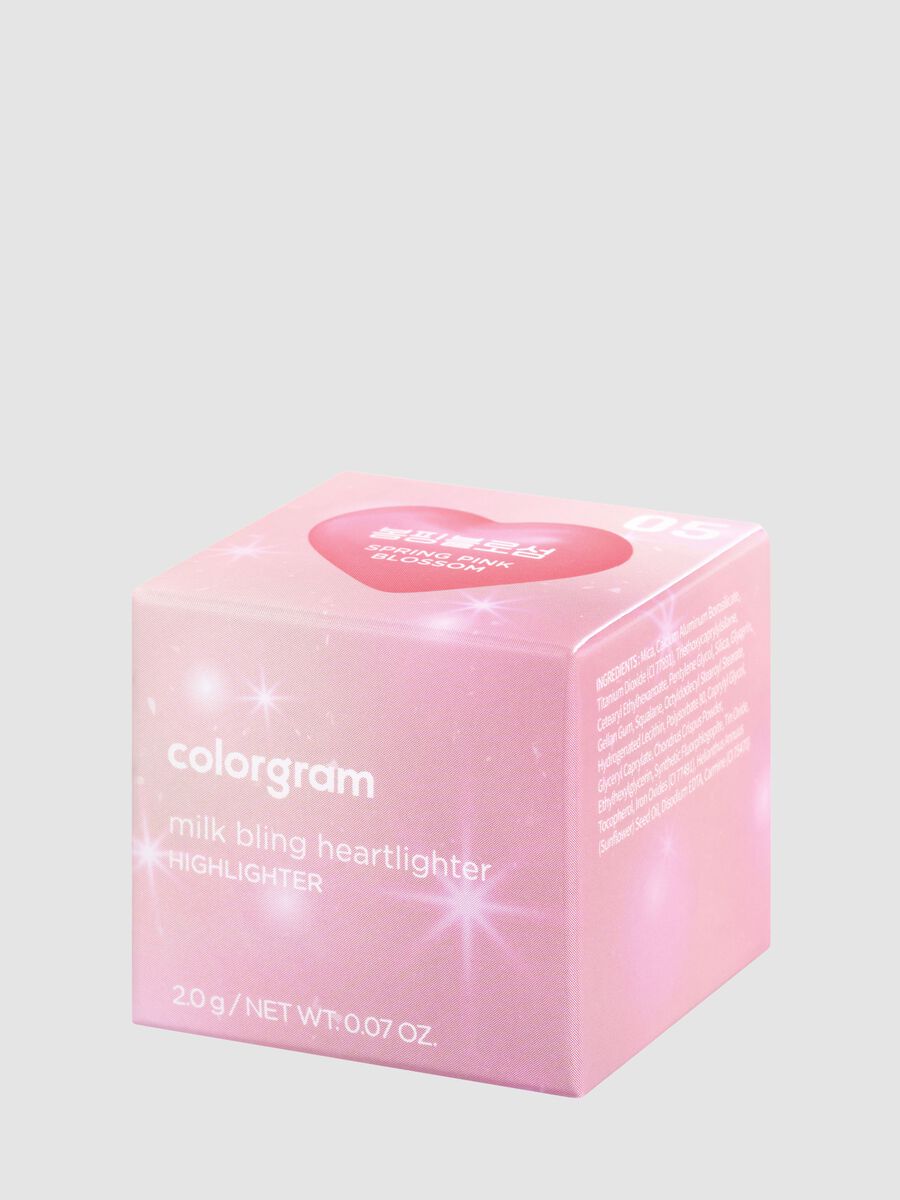 Milk Bling Heartlighter 05 Spring Pink Blossom 2.2G - Make-up coreano_0