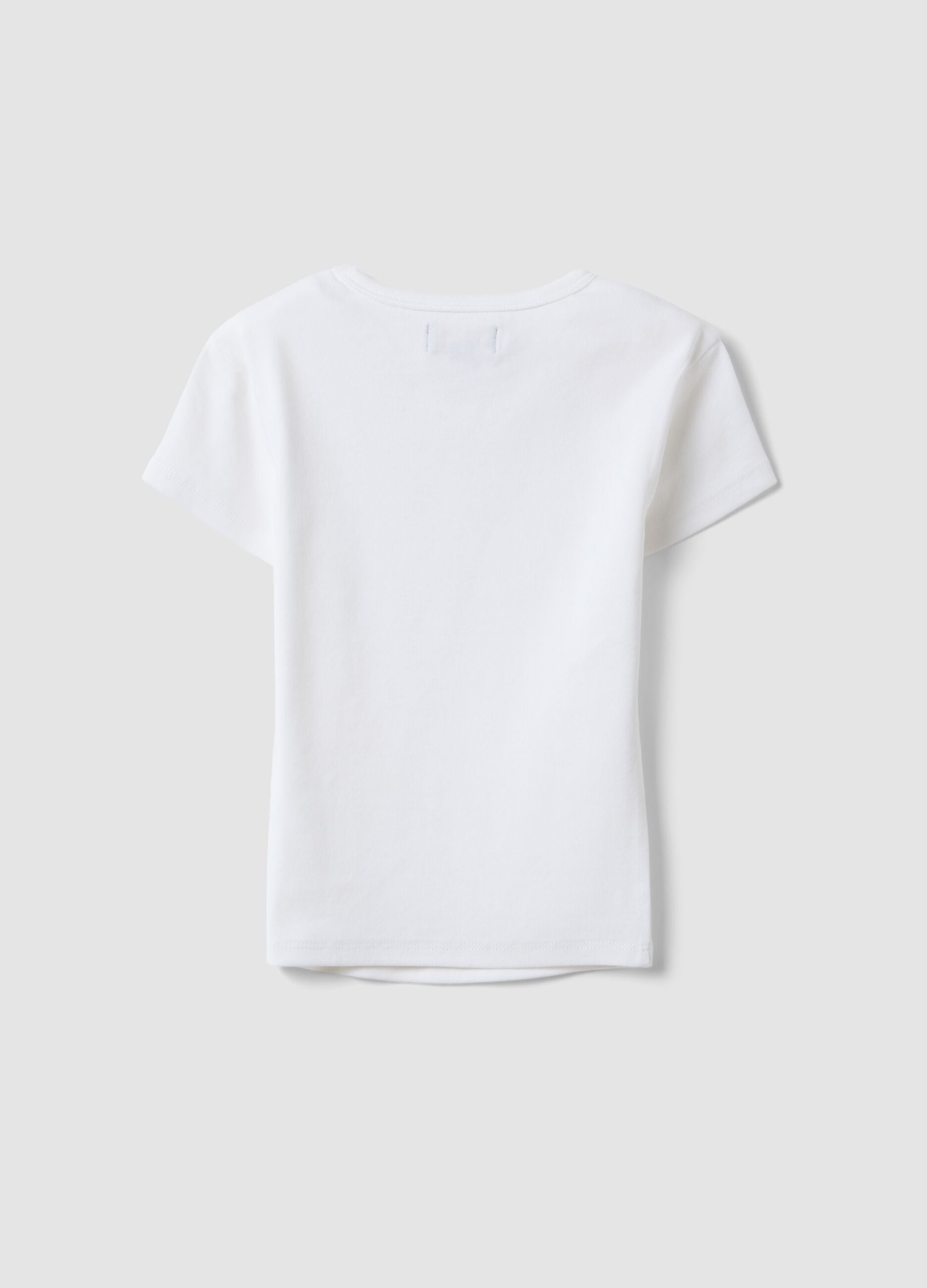&Lambda;&epsilon;&upsilon;&kappa;ό &epsilon;&phi;&alpha;&rho;&mu;&omicron;&sigma;&tau;ό T-shirt &alpha;&pi;ό &epsilon;&lambda;&alpha;&sigma;&tau;&iota;&kappa;ό &beta;&alpha;&mu;&beta;ά&kappa;&iota; &gamma;&iota;&alpha; &kappa;&omicron;&rho;ί&tau;&sigma;&iota;
