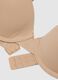 Beige full coverage bra with padded cups_5