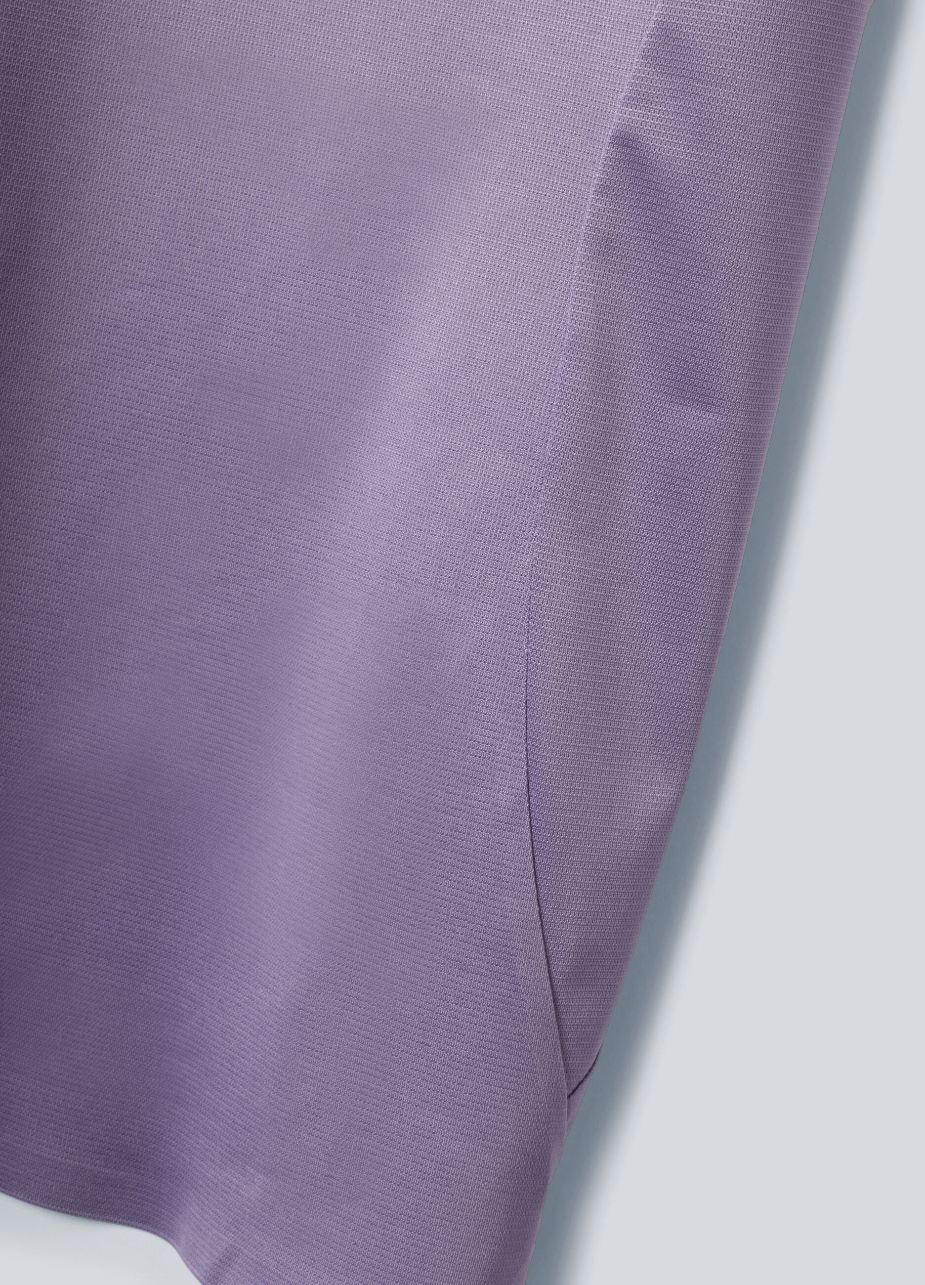 Purple ALTAVIA COURT sports polo in stretch fabric