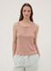 Top interior bege canelado em mistura de algod&atilde;o e viscose com decote henley_2