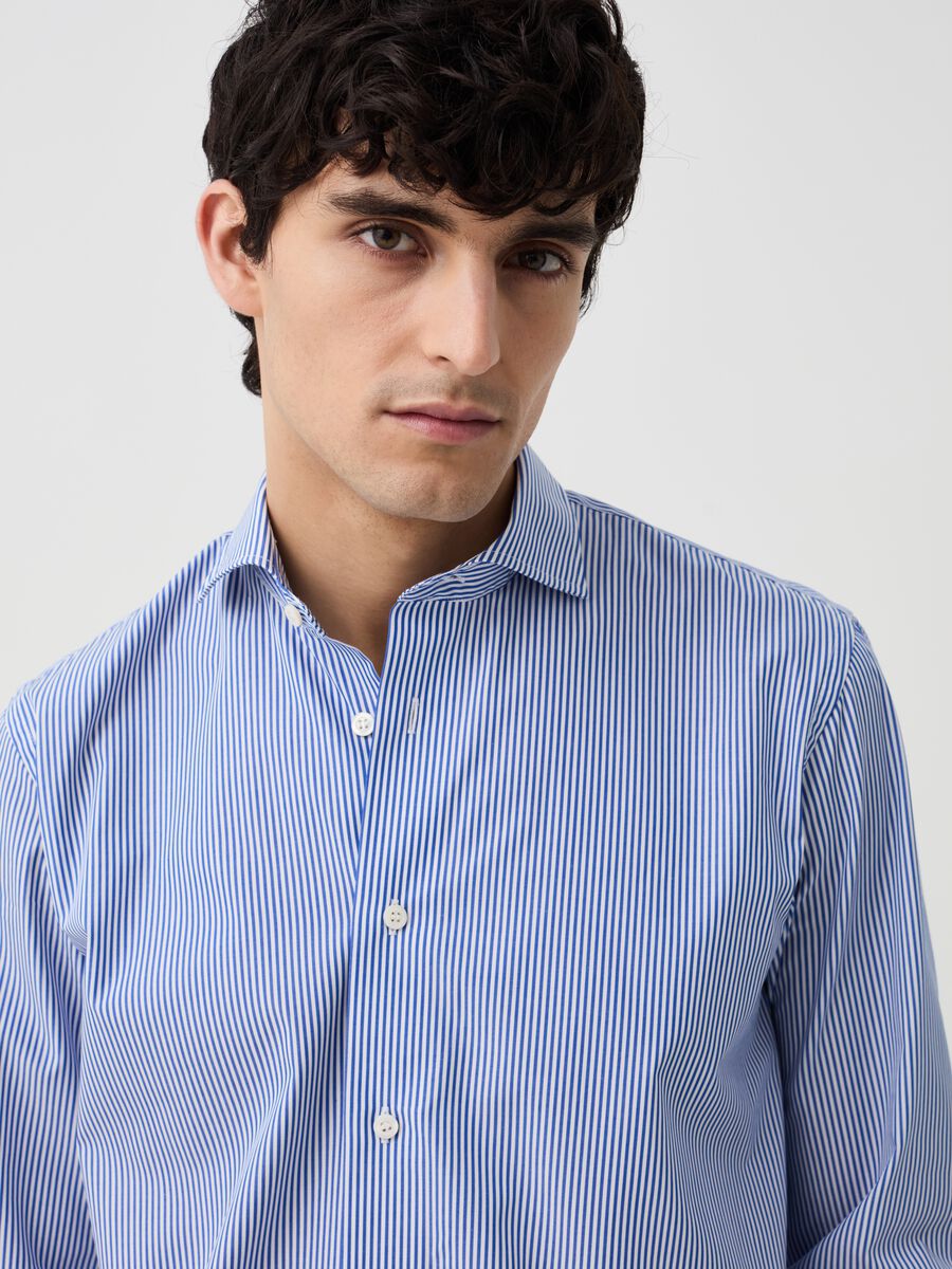 Regular-fit striped cotton shirt_2