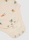 Multicolour pure cotton short sleeve bodysuit tripack for infants_2