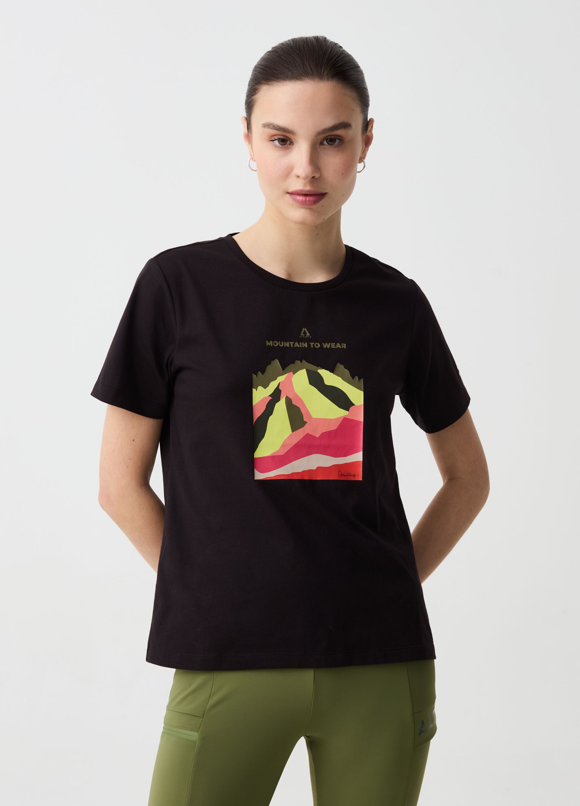 Camiseta con estampado Altavia by Deborah Compagnoni