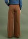 Braune Wide-Leg-Hose aus Stretch-Baumwolle_2