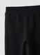 Leggings neri flare in cotone elasticizzato con borchie_2