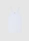 White pure cotton vest regular fit_0
