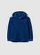 Sudadera azul con capucha de puro algod&oacute;n org&aacute;nico para ni&ntilde;o, corte regular_0