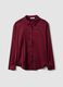 Shacket roxa em viscose el&aacute;stica, regular fit_0