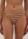 Mehrfarbig gestreifte Bikinihose aus Stretchmaterial_1