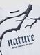 T-shirt branca em algod&atilde;o puro com estampado &ldquo;Nature&rdquo; para rapaz_1
