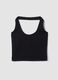 Black stretch cotton top_4