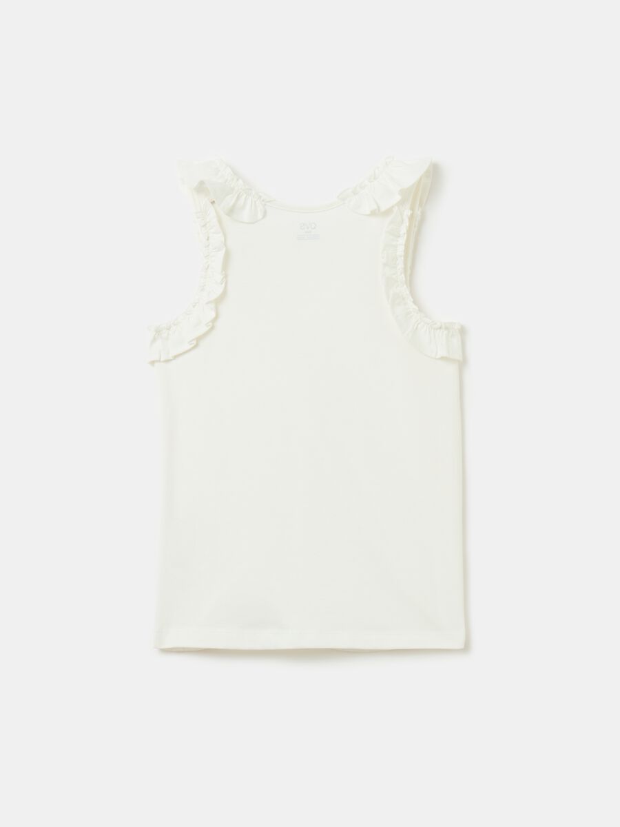 Tank top with flounce_1