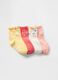 Multicolour girls' cotton blend socks_0