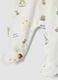 White newborn pure cotton sleepsuit with designs_3