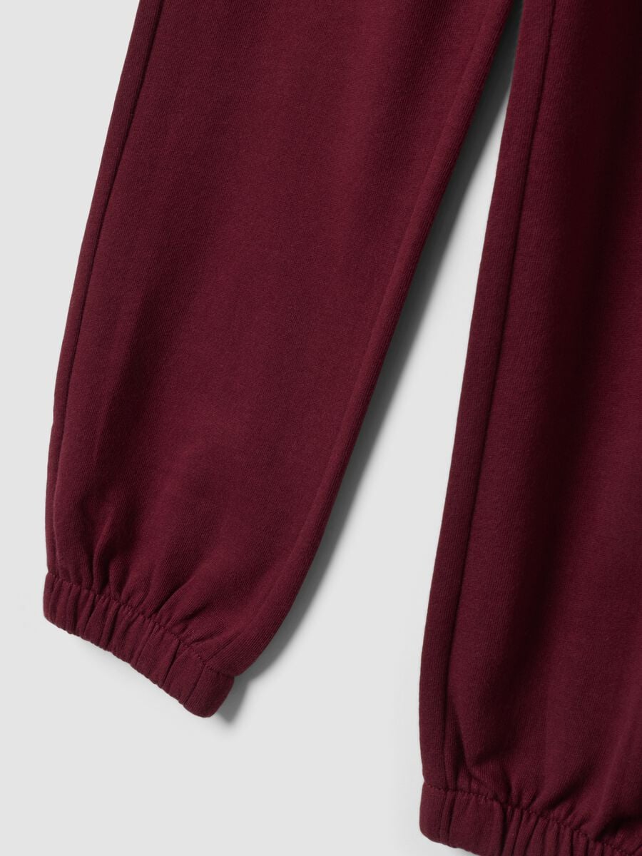 Lila Joggerhose aus Baumwoll- und Viskosemix_2