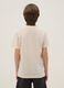 Boy's regular fit beige pure cotton T-shirt with print_1