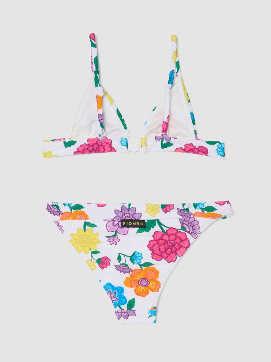 White floral stretch-fabric bikini_1