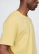Short Sleeve Yellow Cotton T-shirt_3
