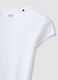 White short-sleeved pure cotton t-shirt regular fit_5