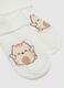 Twin pack of short multicolour cotton blend baby socks with designs_2