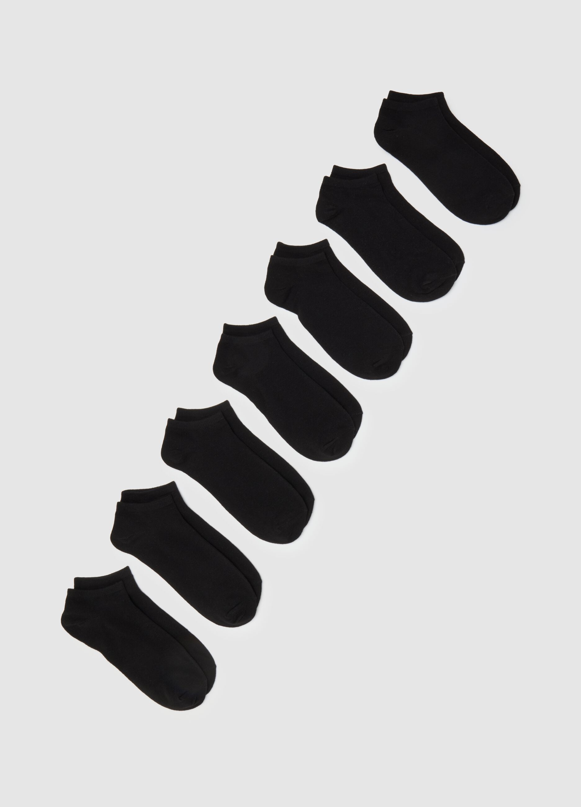 Women's Cotton Black Socks Set Regular Fit