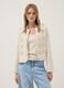 Beige cotton and viscose blend jacket_2