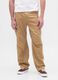 Beige Stretch Cargo Trousers_1