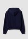 Blue organic cotton hooded sweatshirt_6