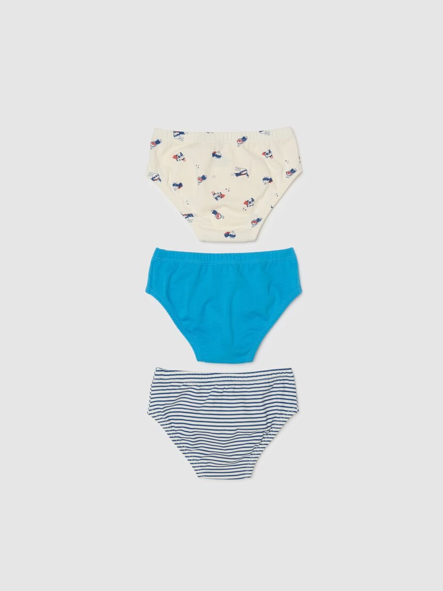 Newborn Multicolour Cotton Blend Briefs Triple Pack - Regular Fit_1