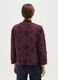 Purple embroidered jacket in pure cotton regular fit_2