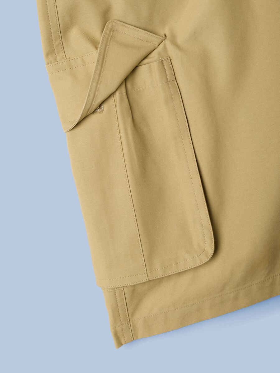Beige Cargo-Bermudas ALTAVIA SAILING aus reiner Baumwolle_6