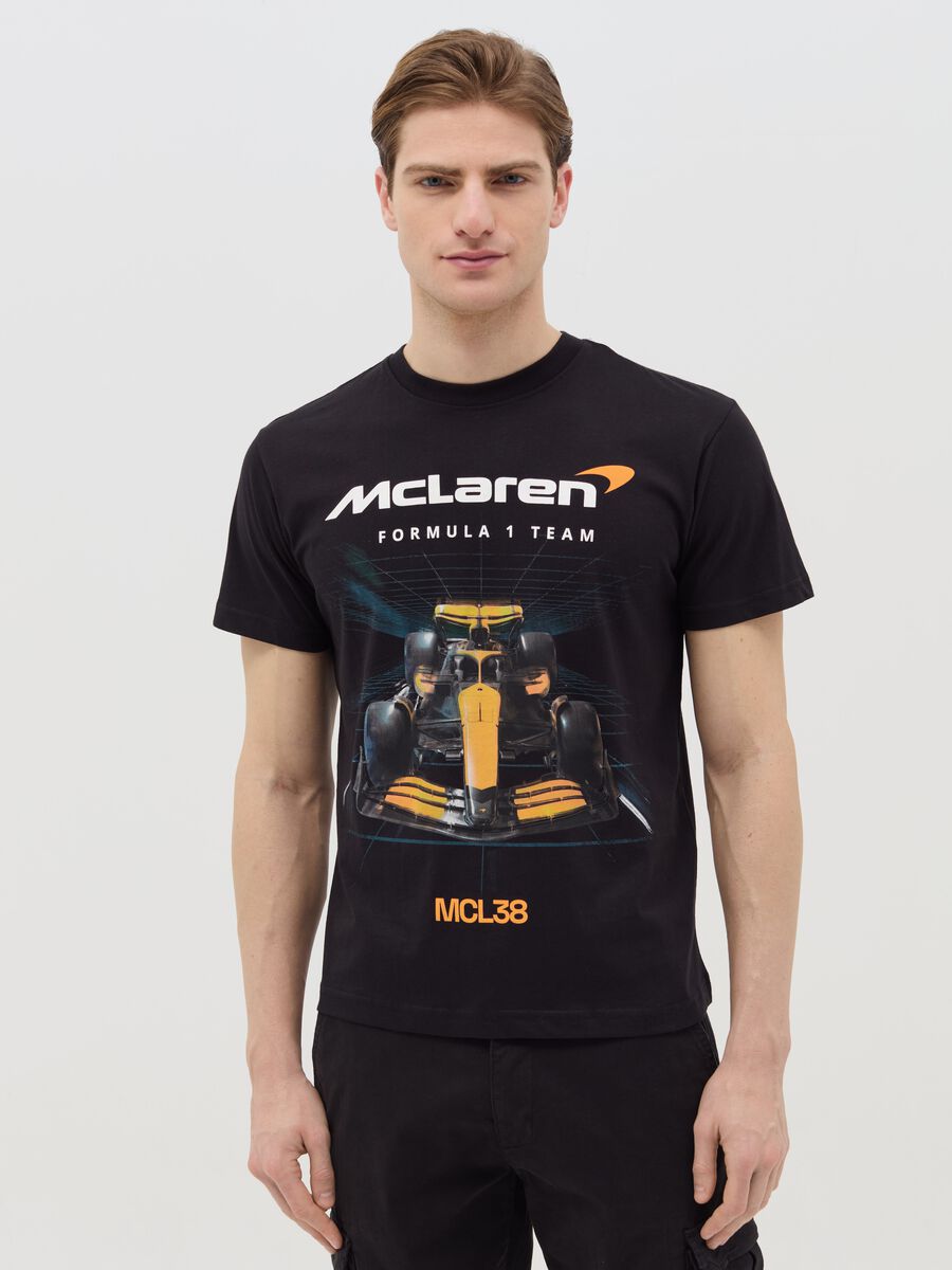 Cotton T-shirt with Formula 1 print_0