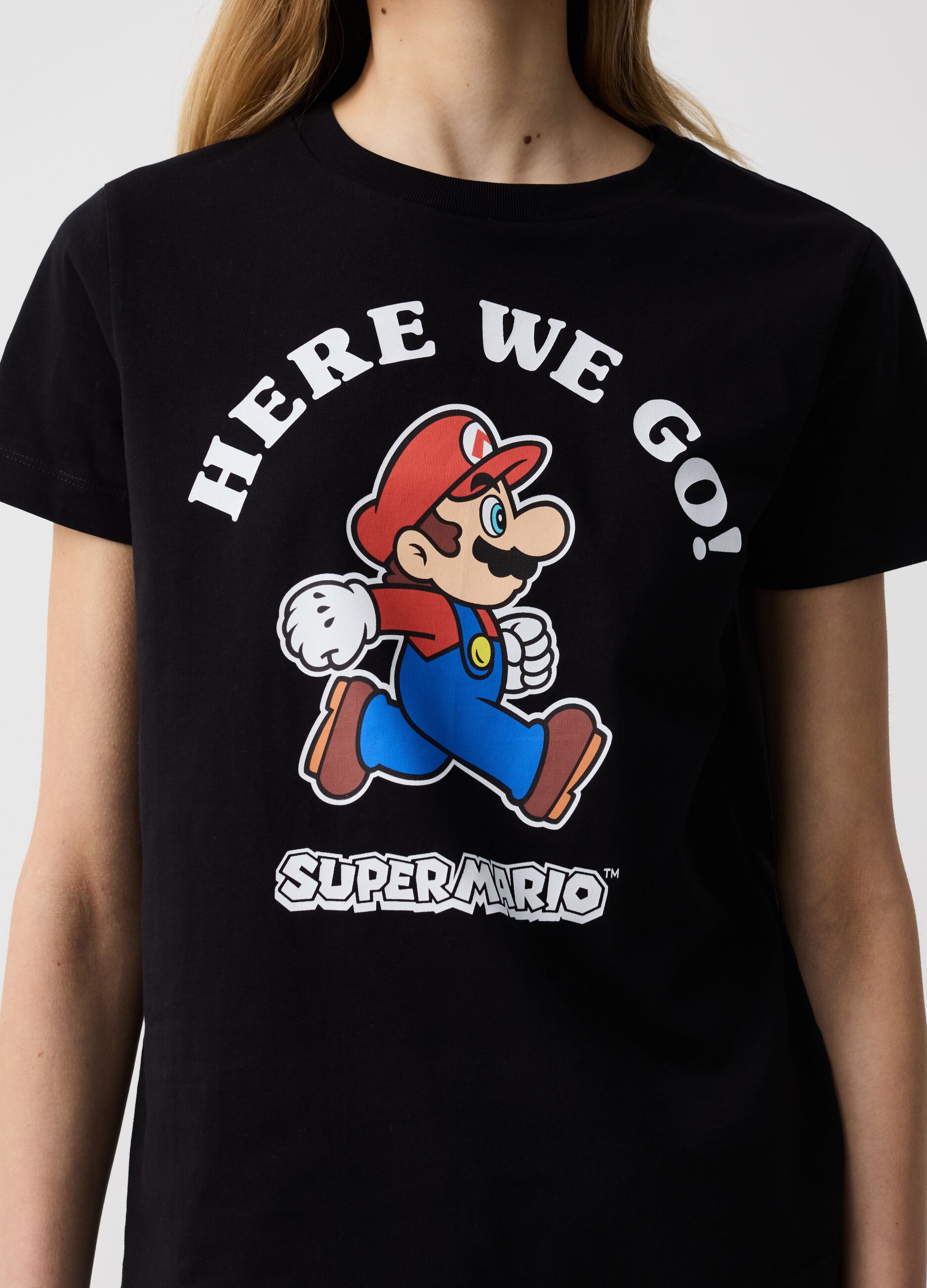 T-shirt in cotone con stampa Super Mario™