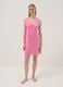 Pink pure cotton nightdress with V-neck_0