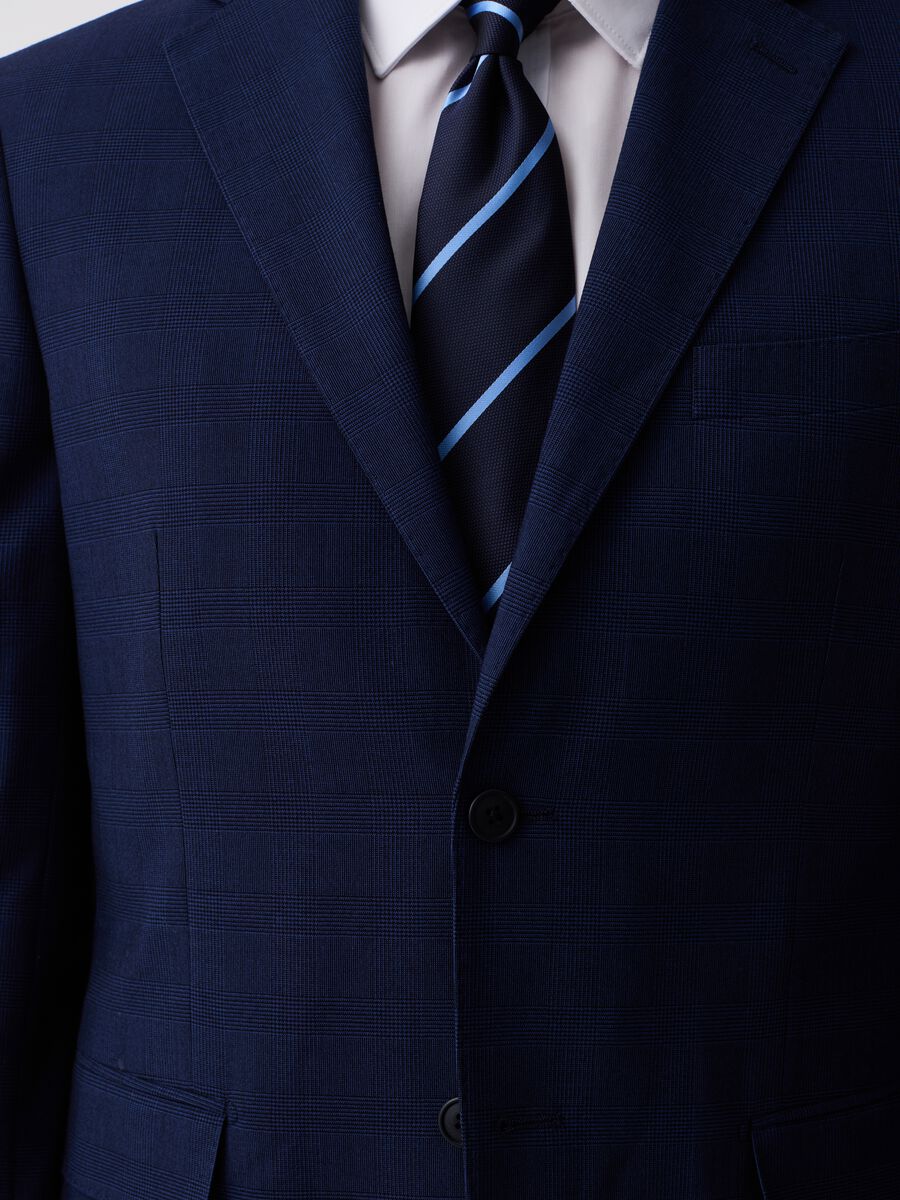 Regular-fit suit with Prince-of-Wales design_1