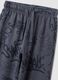 Grey oversized cotton jogger trousers with all-over print for boys_2